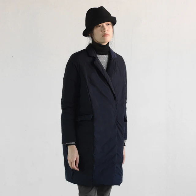 Cheap [Journey] Snow White eiderdown suit collar jacket thick winter coat of original art