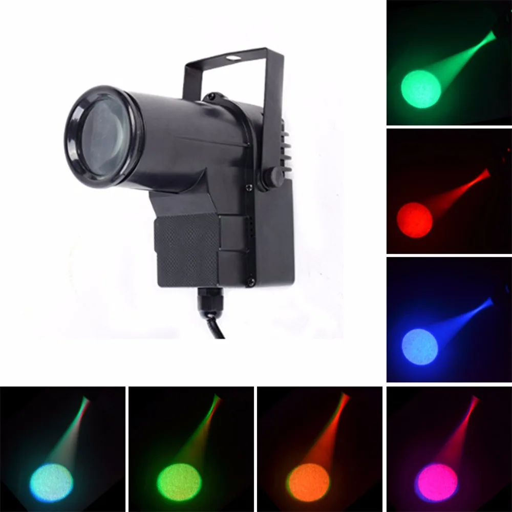 

AUCD Mini 10W RGBW 4 in 1 LED Pinspot Spotlight Disco Store DMX Beam Lamp DJ Party Show Projector Wedding Stage Lighting LE-M512