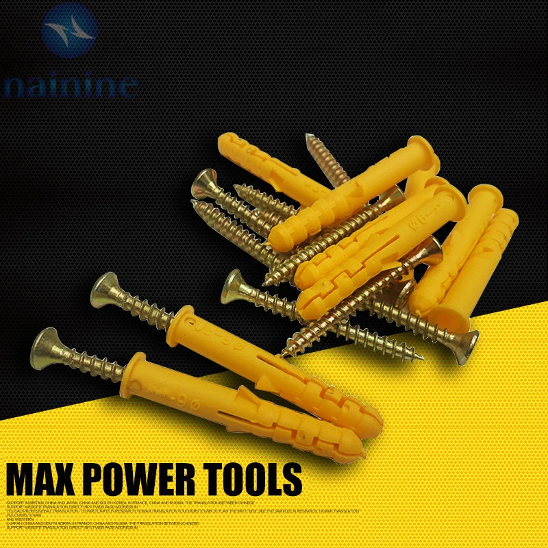 [6mm 10mm] Plastic Expansion Tube Pipe Wall Anchors Plugs Expansion