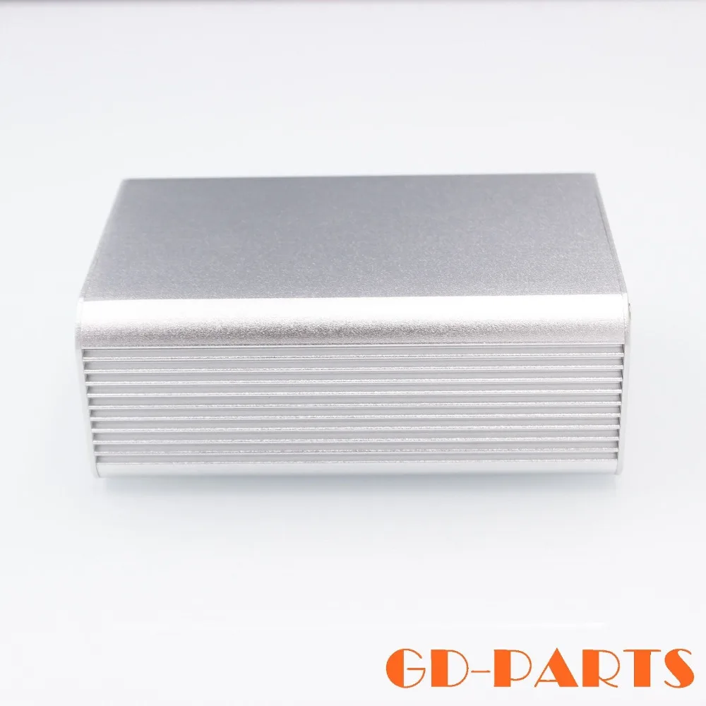 1 шт 118x80x45 мм Полный алюминиевый корпус Чехол усилитель шасси Hifi аудио DIY ящик для инструментов серебристый черный