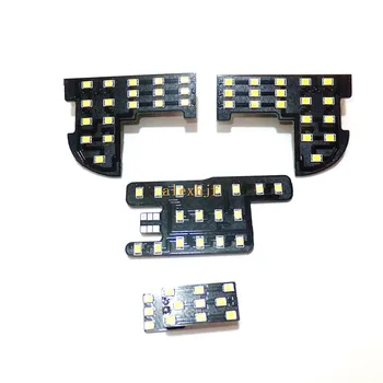 

July King LED Car Interior Reading Lights 6000K White Case For Honda Fit Jazz 2011-2014, 6000K White Dome Light, High Brightness