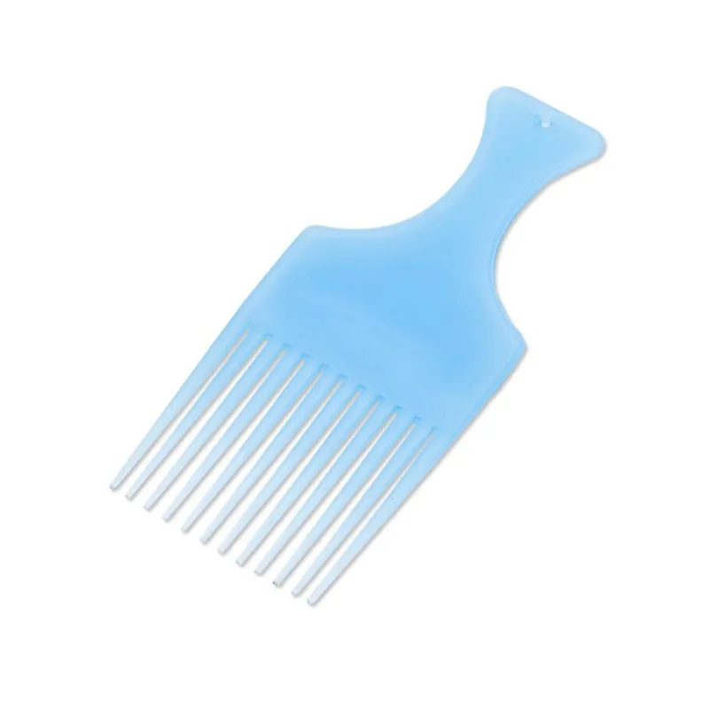 1 Pc Afro Fork Insert Hairdressing Curly Hair Brush Comb Hairbrush