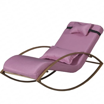 

B Leisure lounge chair fabric balcony rocking chair old man leisure pregnant woman leisure chair lunch break chair washable