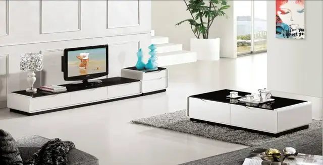 Drawer Table Tv Cabinet Set Smart Piano Paint Wood Furniture Drawer Table Tv Cabinet Set Smart Piano Paint Wood Furniture Clic Black