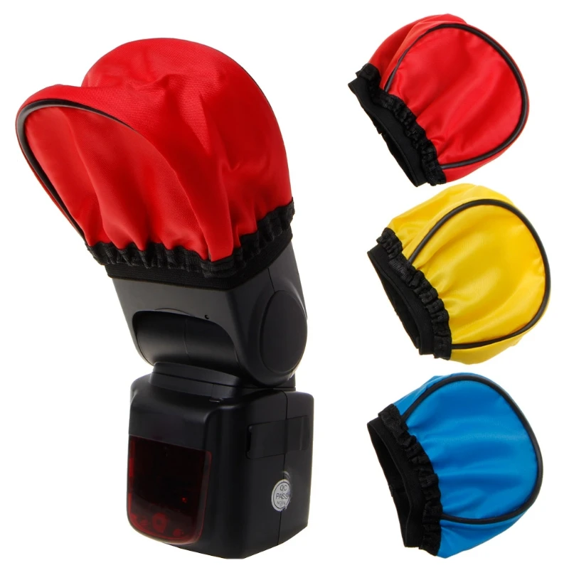 

Portable Elastic Flash Bounce Color Diffuser Softbox Cover Universal Speedlite