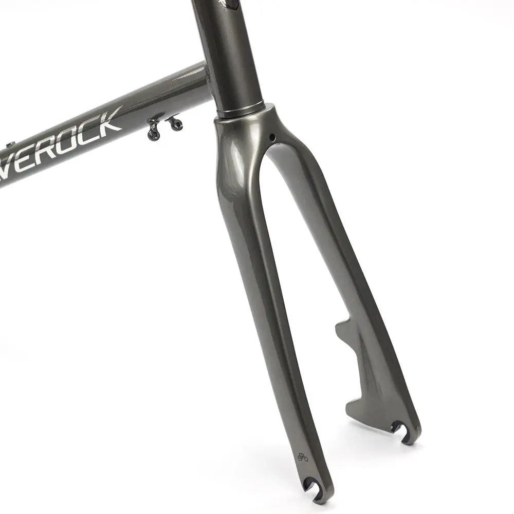 SILVEROCK хромированная рама Карбоновая вилка 451 406 2" 1 1/8" Minivelo рама вилка подходящий диск суппорт тормоза городские велосипеды рама