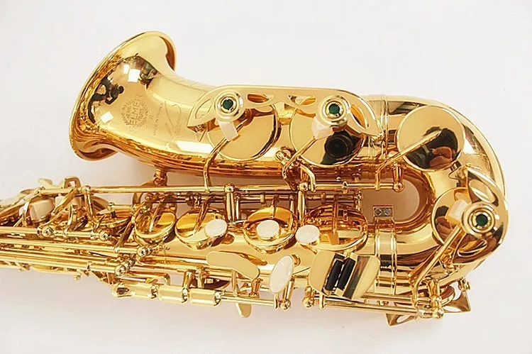 French Selmer 54 E Flat Alto Saxophone Eb Top Musical Instrument Saxe Plated Gold Process Sax Professional good