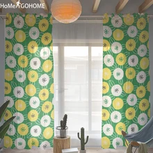 Colored Floral 3D Print Tulle Curtain for Living Room Kitchen Window White Tulle Drape Sheer Voile Curtain Bedroom Art Decor New Colored Floral 3D Print Tulle Curtain for Living Room Kitchen Window White Tulle Drape Sheer Voile Curtain Bedroom Art Decor New