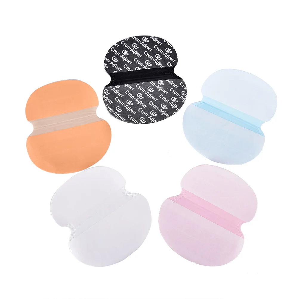 

10 Pcs new Summer Deodorants Underarm Sweat Pads Dress Clothing Perspiration Pads For Women Absorbing Pads For Armpits 5 colors