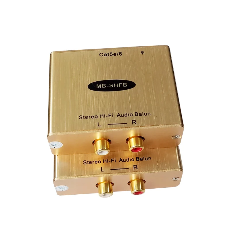

Cat5 AV Audio Extender AV Hi-Fi Audio Transmitter AV Receiver Over Cat5 Up to 1KM