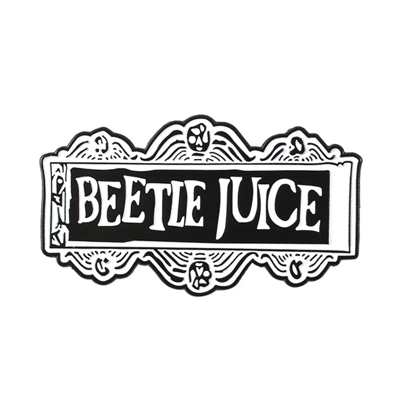 Ужас Beetlejuice! Надгробие пытка кутюр готика Лолита Хэллоуин жуткий Дантес Inferno эмаль нагрудные булавки - Окраска металла: 1