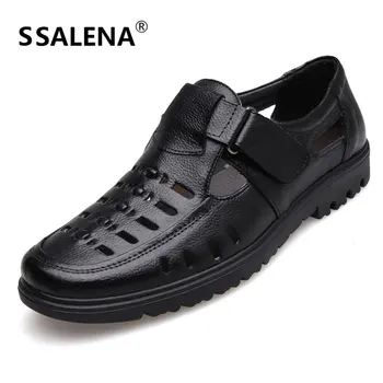 

Men Fashion Comfy Slip On Leather Casual Shoes Mens Breathable Mesh Flats Shoes Round Toe Antiskid Lazy Shoes AA11599