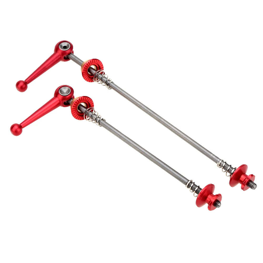 2Pcs Lixada Ultralight Quick Release Skewers Titanium Skewers for MTB Bicycle Axle Road Bike