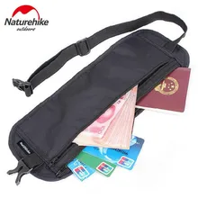 Naturehike Мужская и Женская поясная сумка с защитой от кражи, безопасная дышащая сумка, наличные паспорта, мужская спортивная сумка для бега с Т-картой
