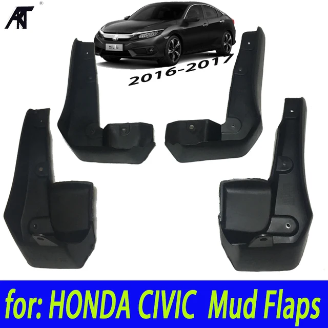 MUD FLAP fit fo HONDA CIVIC 2016 2017 ALL NEW 4 DOOR SEDAN MUDFLAPS