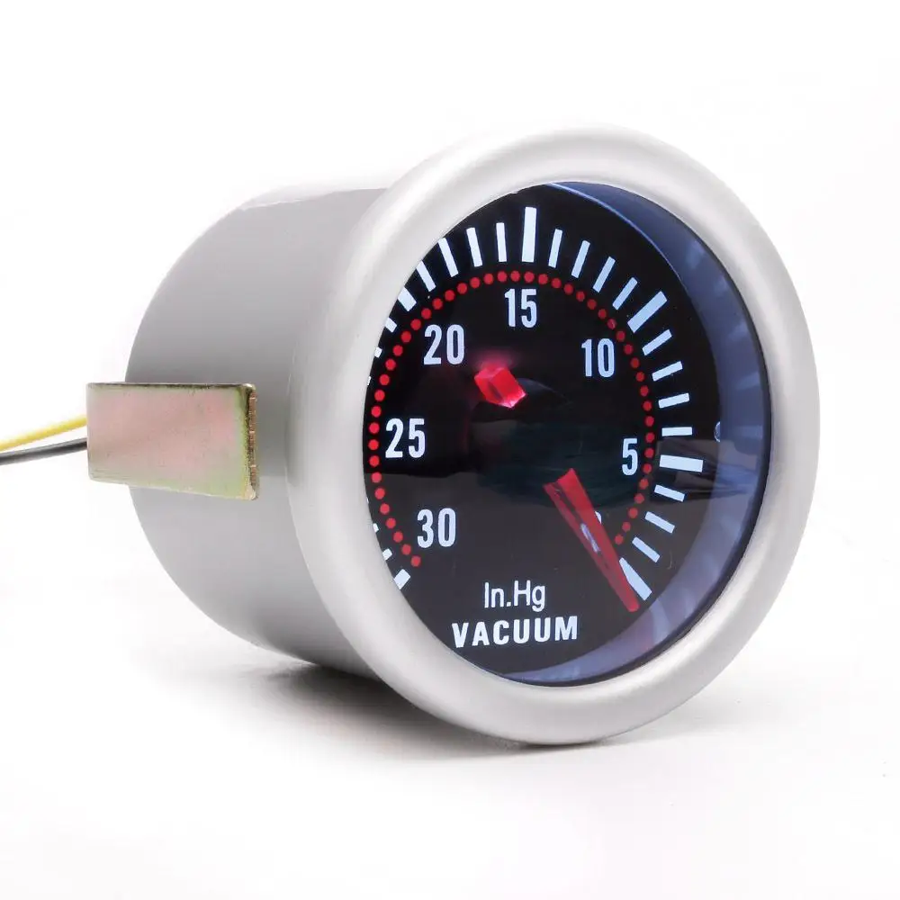 

Cars Gray Vacuum Gauge Motormeter Modified Instrument Universal SUV Dashboard Motors
