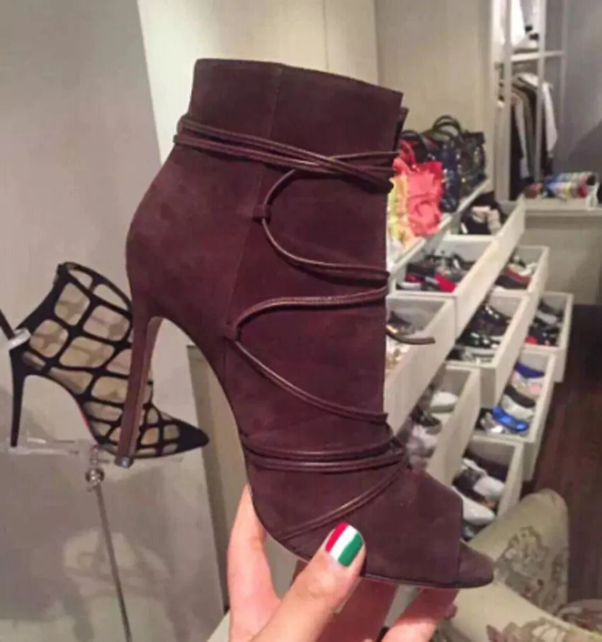 peep toe booties spring