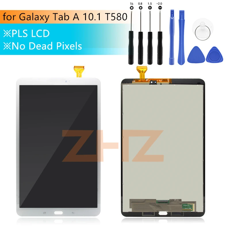 

For Samsung Galaxy Tab A 10.1 T585 LCD Display Touch Screen Assembly for Galaxy Tab A 10.1 T580 SM-T580 SM-T585 LCD Display