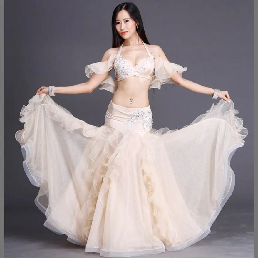 Женский костюм из 2 предметов роскошный для танцев сценического представления