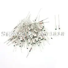 100 шт. Металл радиальная приводит 110c Цельсия 250 В 10A Алюминий Термальность предохранитель