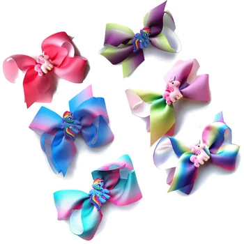 

Hair Accessories For Kids Girl Hair Ornaments Princess Hair Clip Fashion Cute Hairpins Bow Hairclips Unicorn Headwear Bowknots