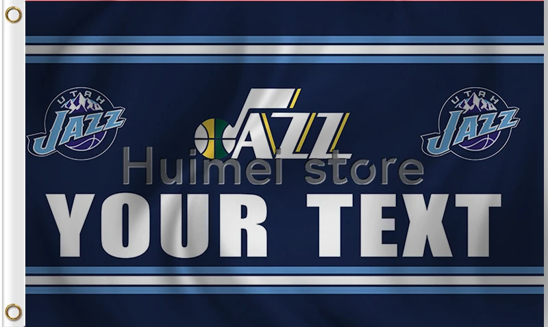 3x5ft basketball team Your text flag Utah Jazz flag|utah jazz flag|utah