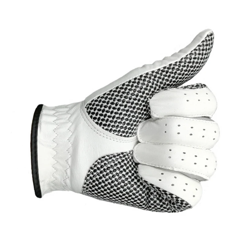 1 шт. перчатки для гольфа мужские левые и правые мягкие дышащие овчины с противоскользящими гранулами перчатки Аксессуары для гольфа