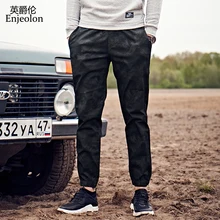 Enjeolon Брендовые спортивные штаны, мужские длинные штаны, качественные брюки-карго, мужские армейские зеленые модные повседневные штаны размера плюс 3XL K6250