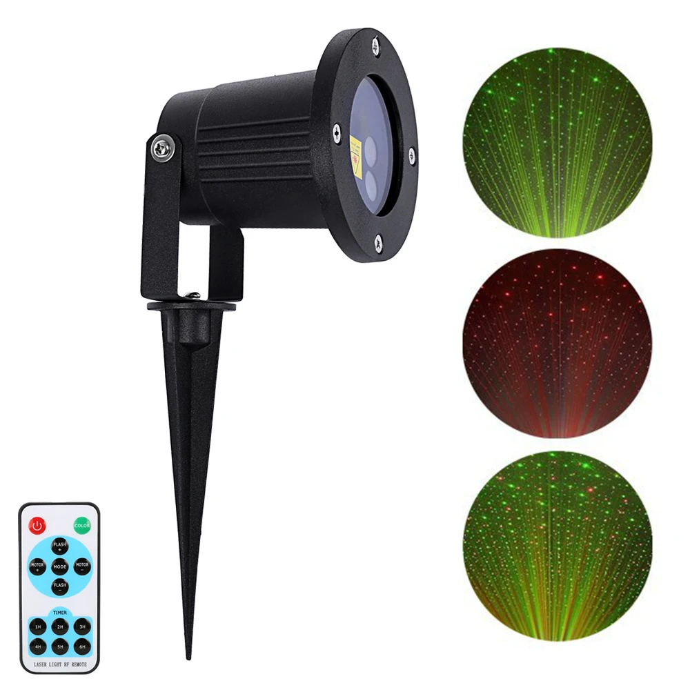 Outdoor Waterproof LED Laser Star Light Projector Showers Christmas