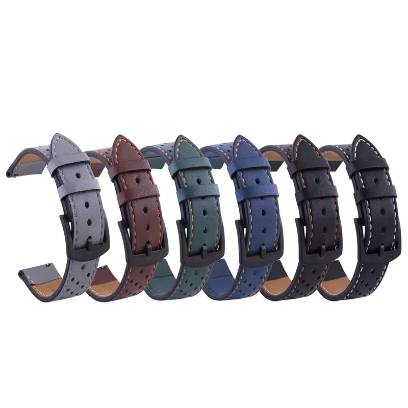 Genuine Cow Leather Watchband Replacement Watch Magic Quick Release Band Steel Buckle Strap Wrist Belt Bracelet Accessories Genuine Cow Leather Watchband Replacement Watch Magic Quick Release Band Steel Buckle Strap Wrist Belt Bracelet Accessories