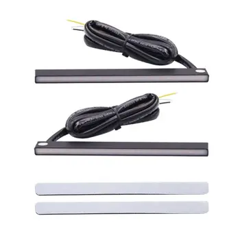 

2Pcs DC12V DRL LED Running Light Multifunctional Driving Lamp Turn Signal For ATV UTV Motorcycle Automobiles Car Truck Sooter