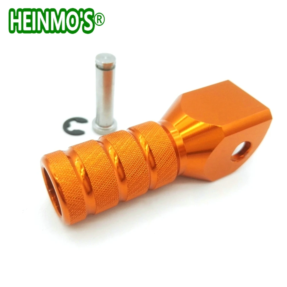 Motorbike Orange Billet Gear Shifter Shift Lever Tip Replacement For