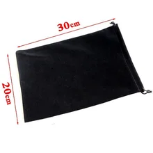 30 шт./партия,, большие размеры 20x30 см, черный/серый/синий/красная с завязками бархатные сумочки, подарочные пакеты, Упаковочные сумки, можно сделать индивидуальный логотип