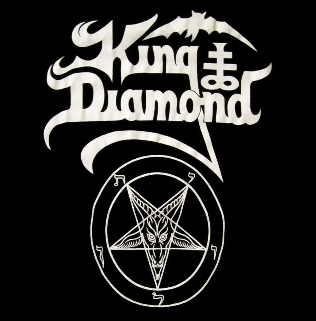 KING DIAMOND cd логотип пентаграмма официальная рубашка комбинация последние XL