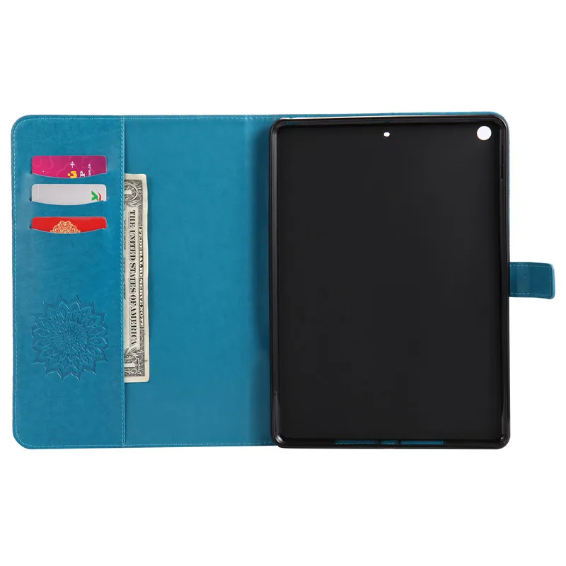 Fashion Case For Apple IPad 9.7 inch 2017 Case Sun flower Leather Tablet Cover For IPad 9.7