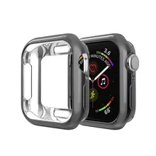 Защитный чехол для Apple Watch 4, 44 мм, iWatch band 3, 42 мм, 38 мм, 40 мм, 360 градусов, защита от падения, ТПУ, силиконовый защитный чехол