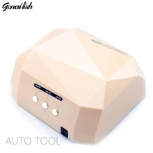 genailish 1106 AUTO Sensor LED Nail Lamp for Nail Dryer Diamond Shaped 36W Long LIife LED