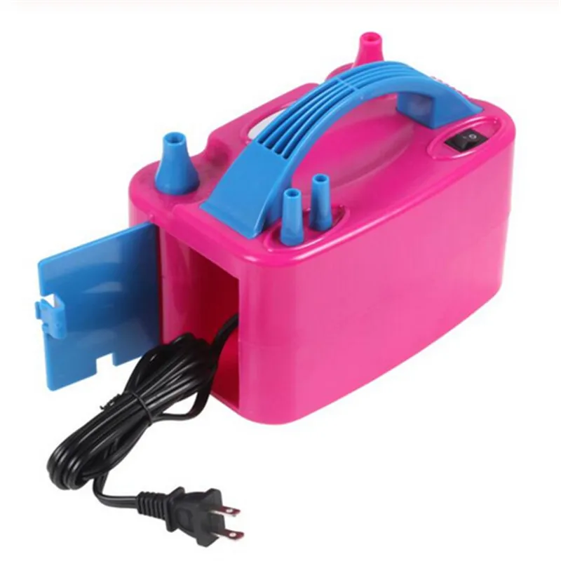 

High Voltage Double Hole AC Inflatable Electric Pump Balloon Air Balloon Pump Inflator Pump Portable Air Blower 110V or 220V