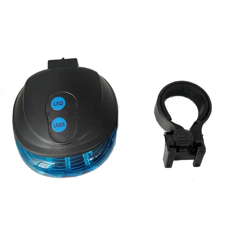 Discount Bicycle Tail Light (5LED+2Laser) Waterproof Cycling Bike Light 7 Cool Flash Mode Bike Rear Lights For Bike Accessories Lights 3