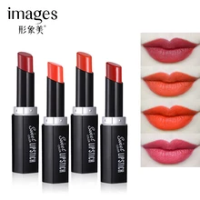 Изображения, 8 цветов, бархатная матовая губная помада, макияж, водостойкая, стойкая губная помада, увлажняющая, Обнаженная губная помада, Batom Cosmetics