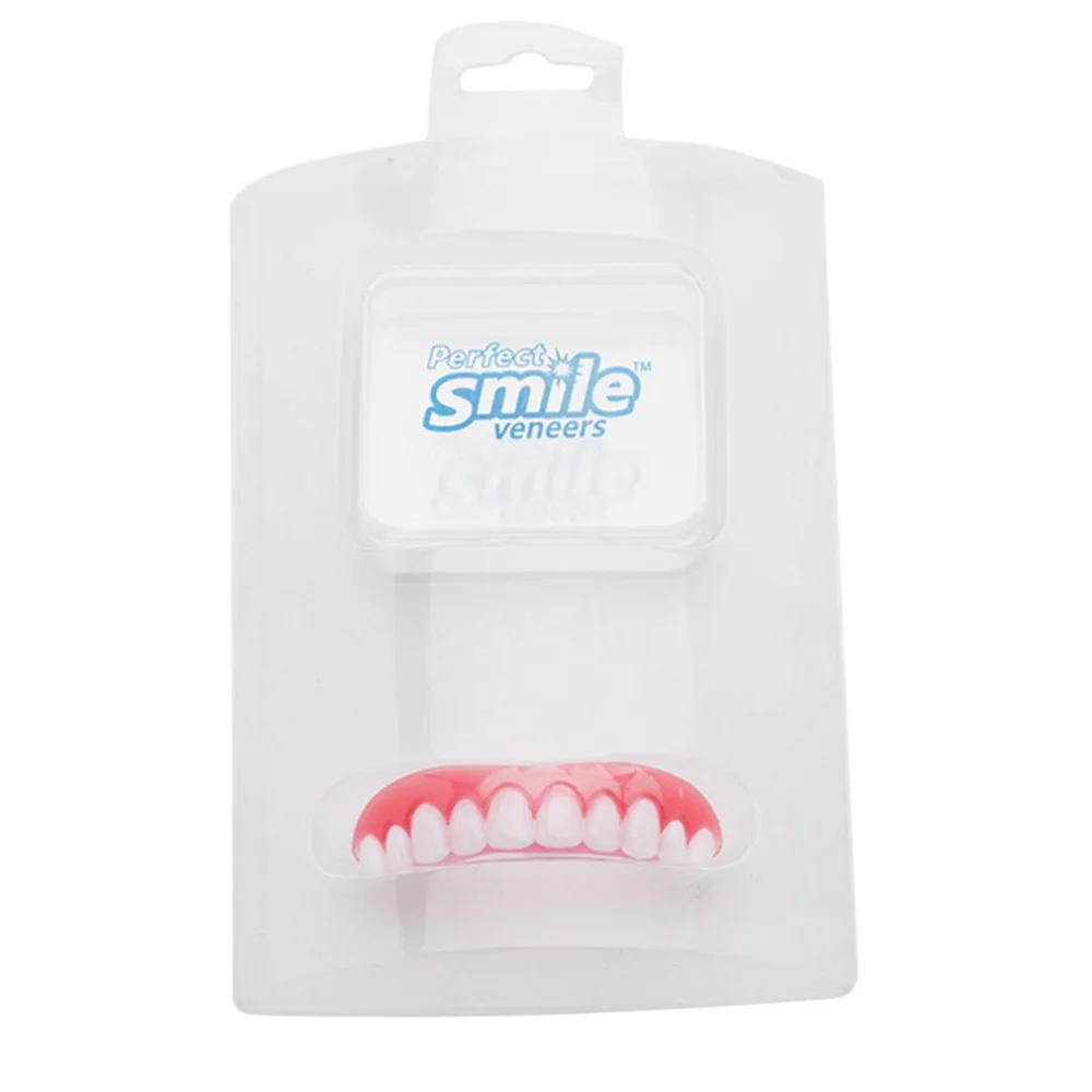 

Perfect Smile Veneers Denture Paste Instant Teeth Flex Fit Press On Veneers Covers Size 1 Pcs Color Beige