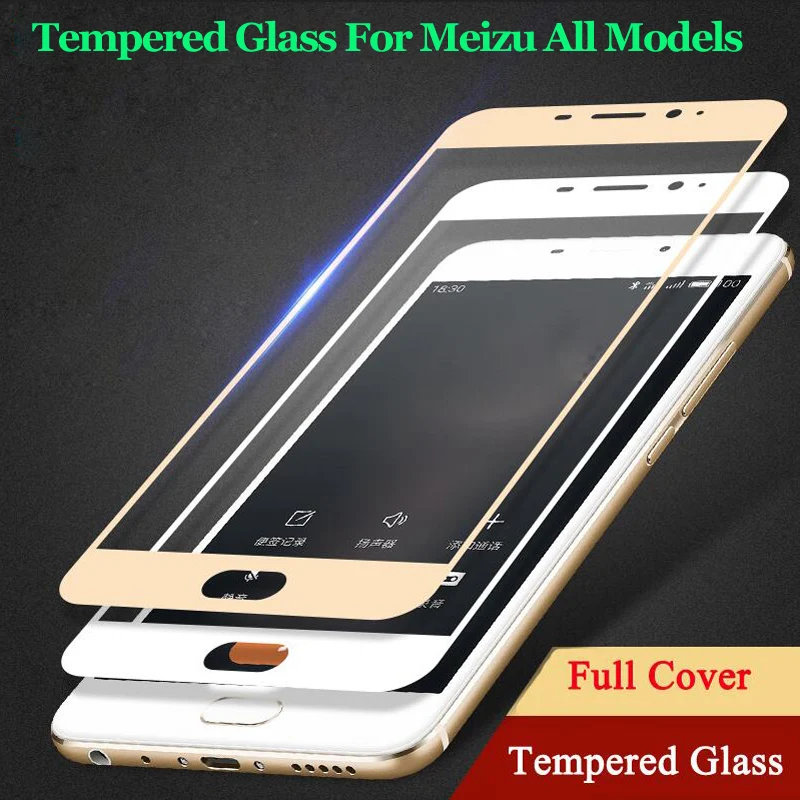 

Ultra Thin Full Coverage Tempered Glass For Meizu M3 Note M3S M3 mini M3E U10 U20 Pro 6 MX6 Screen Protector Toughened Film