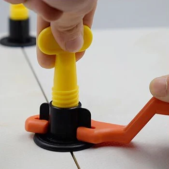 

50 PCS tile alignment Tile Leveling System carrelage Clip Adjustable Locator Spacers Plier Level Wedges Hand Tools dropship