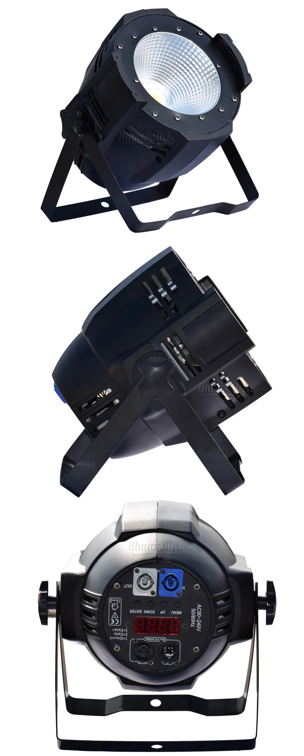 4 Olhos Par Levou Luz 4x100 w Blinder Professional Combinação Positiva Branco e branco Quente 5 Efeito de Iluminação de palco