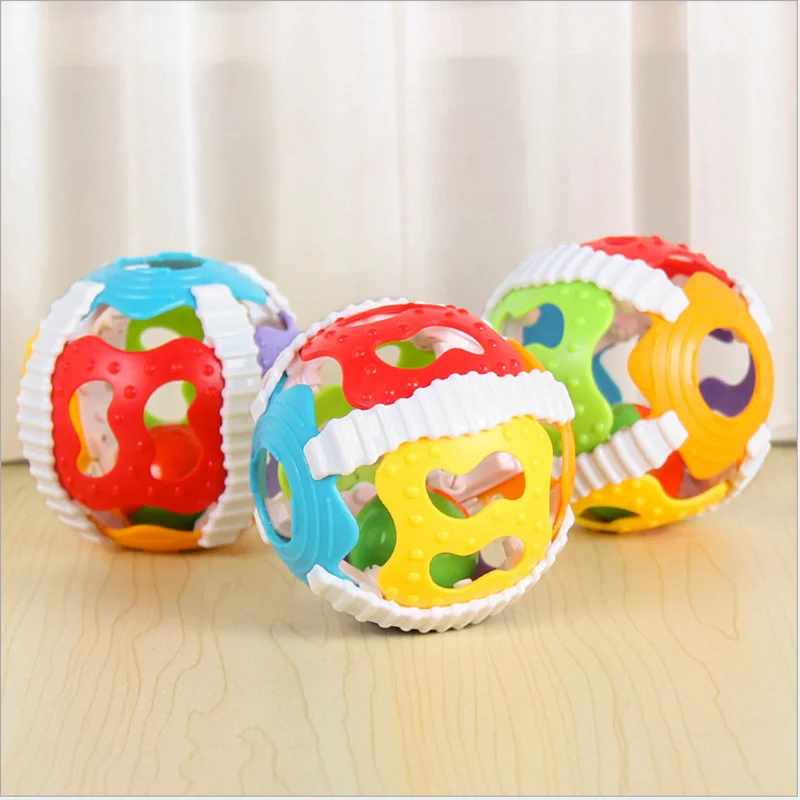 Safty Baby Toy Ball Toy Rattles Infant Toddlers Boys Girls Development Baby Toys Plastic Hand Bell Teather (Random Color) Safty Baby Toy Ball Toy Rattles Infant Toddlers Boys Girls Development Baby Toys Plastic Hand Bell Teather (Random Color)