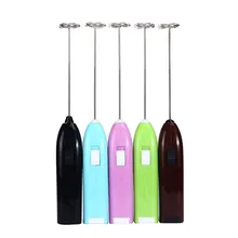 Electric Mini Handle Whisk Mixer Egg Beater Drinks Milk Frother Foamer Stirrer Kitchen Tool 5 Color Fashion Hot
