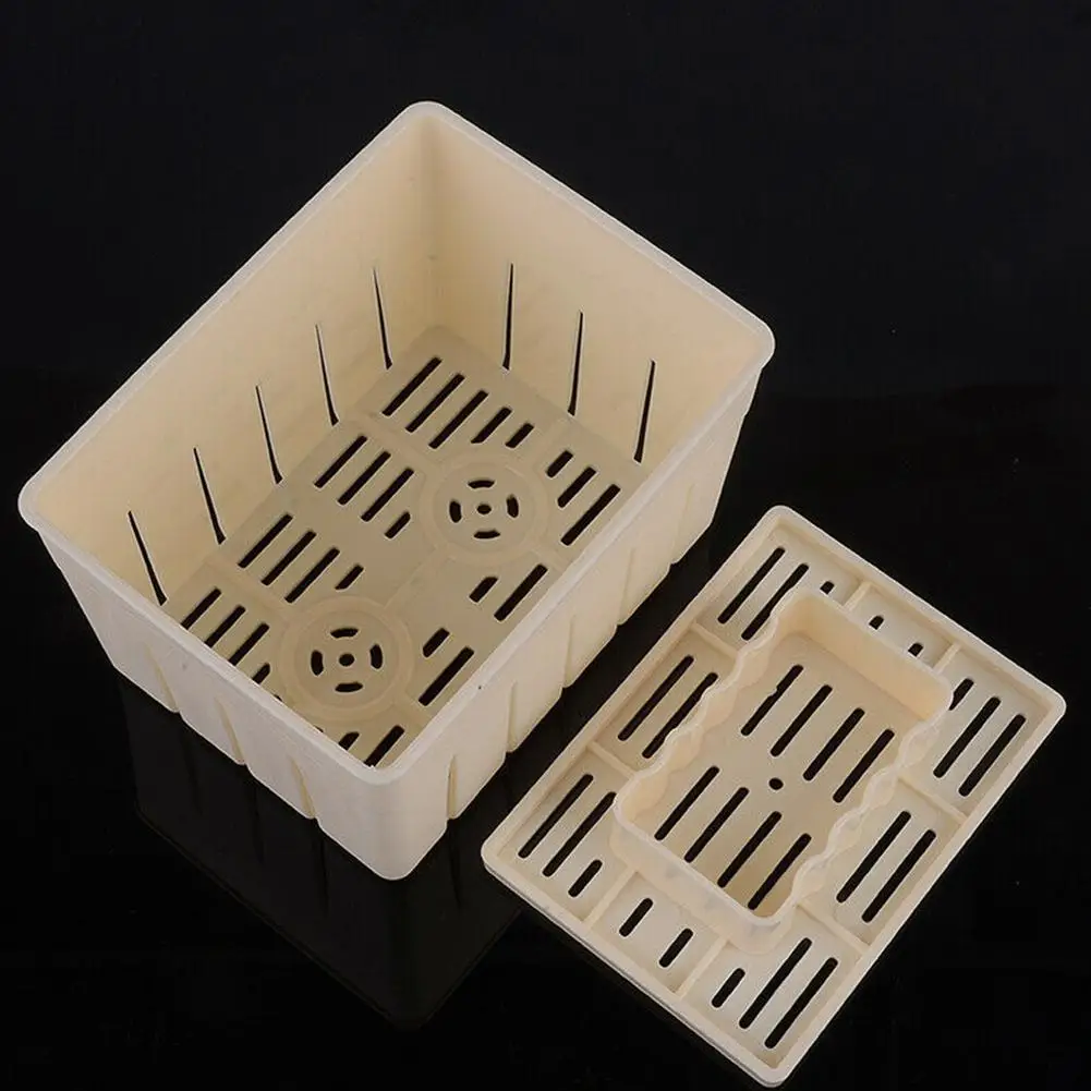 New DIY Plastic Homemade Tofu Maker Press Mold Kit Tofu Making Machine Set Soy Pressing Mould with Cheese Cloth Cuisine