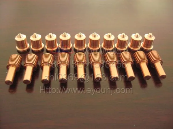 

70 pcs PMX45 Consumables (Nozzle 220671+ Electrode 220669) for Plasma Cutting Machine, T45v/T45m Torch/Tool, FREE SHIP[for 45A]