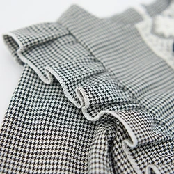 Dream Cradle, Baby Girls Long Sleeve Dress,Baby Tartan Outfit,Kids Plaid Outfit for School,Vintage Sweet Dress Toddler Birthday (4)_