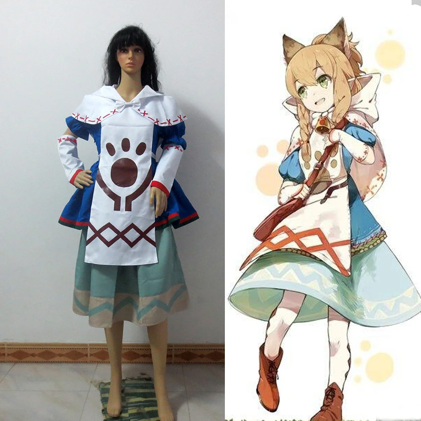 カスタムメイドのコスプレ衣装 モンスターハンター キャットガールのコスチューム 送料無料 新着 Cosplay Costume Custom Cosplay Costumecostume Cosplay Aliexpress